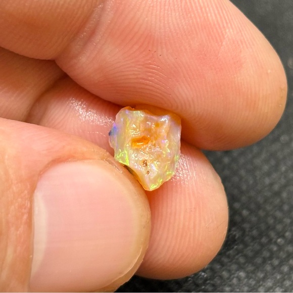Mexican Rough Fire Opal Cutters Full Of Hidden Colors Uncut Raw Loose - Picture 5 of 15